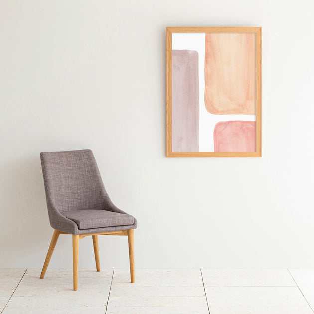 OAK Art Frame 暮らしにアートを Pink × Square Blocking #4