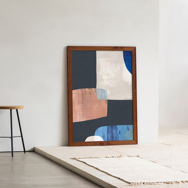 OAK Art Frame 暮らしにアートを Blue × Midnight Blocking #6