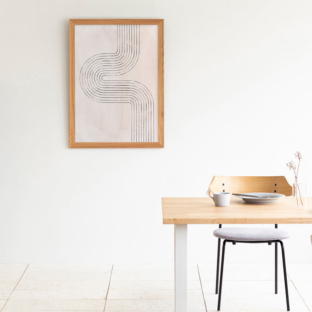 OAK Art Frame 暮らしにアートを Line × Curving Geometric #5