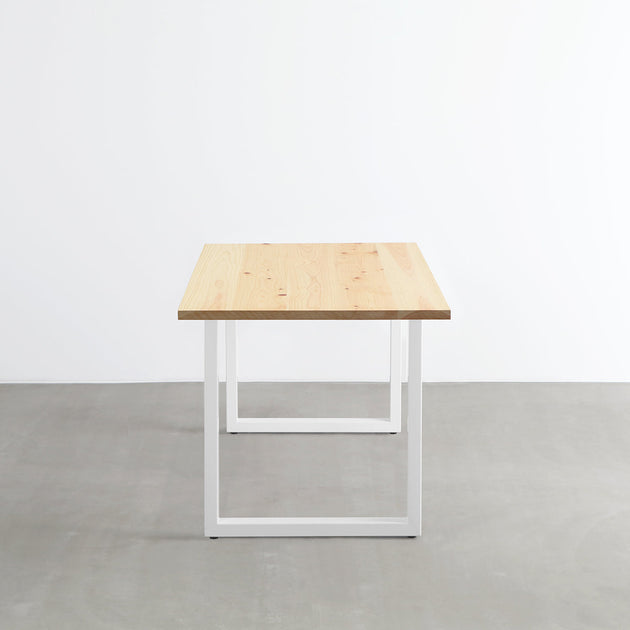 THE TABLE / 無垢 岐阜桧 × White Steel – KANADEMONO