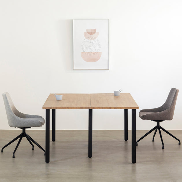 THE TABLE /ラバーウッド アッシュグレー THE TABLE / ラバーウッド アッシュグレー × Stainless – KANADEMONO