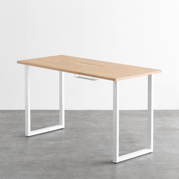 THE TABLE / スタンディングデスク × ラバーウッド アッシュグレー