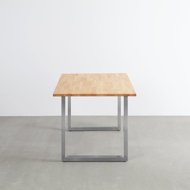 THE TABLE / ラバーウッド ナチュラル × Stainless – KANADEMONO