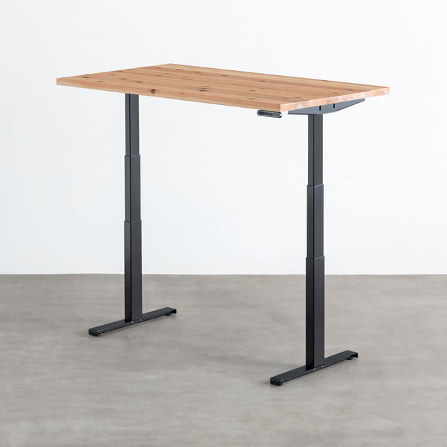 THE TABLE / 無垢 杉 × スマート電動昇降脚