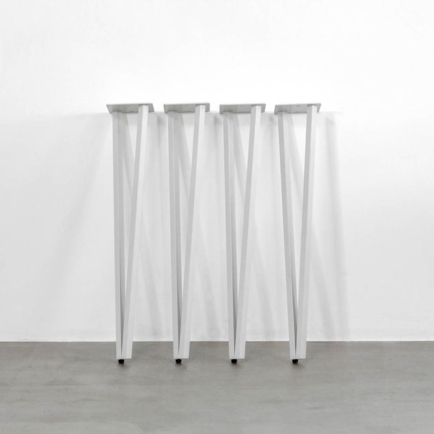 THE LEGS ホワイトスチール THE LEGS / トライアングル Straight × White Steel / 4本セット