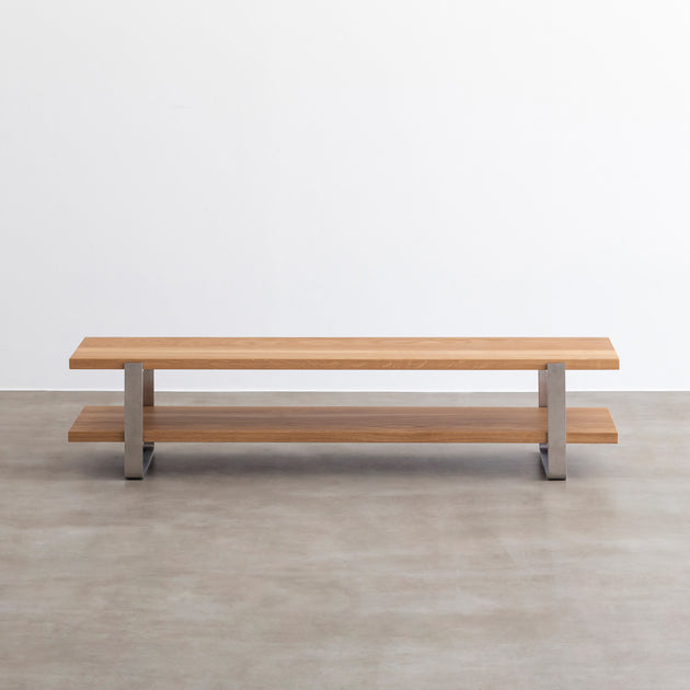 THE CAFE TABLE / 天然木シリーズ White Steel カフェX