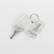 kanademonoのスチールを使用したベーシックでスタイリッシュなホワイトの鍵付きオフィスキャビネット（付属鍵）