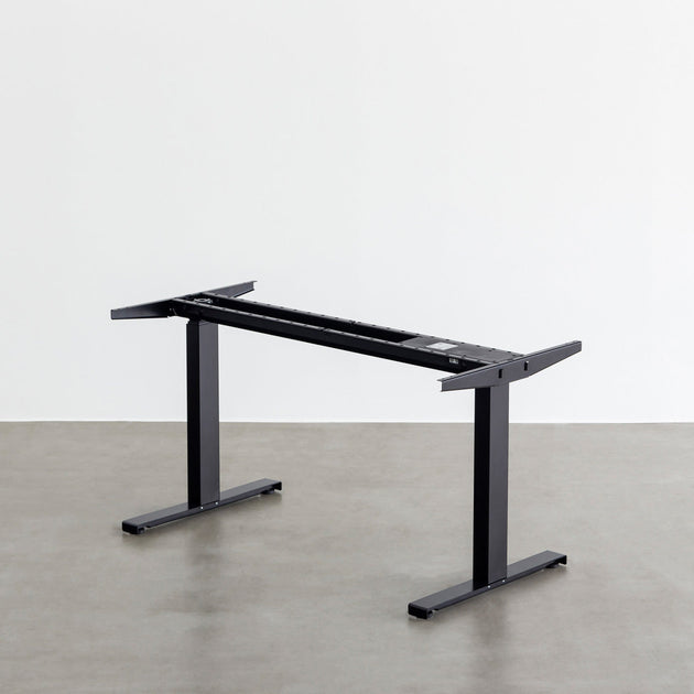 【KANADEMONO】THE TABLE スマート電動昇降脚（ブラック） Kanademono_BlackElevatingLegs_