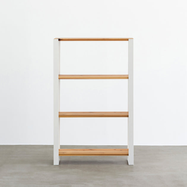 THE SHELF / 無垢 杉 × White Steel – KANADEMONO