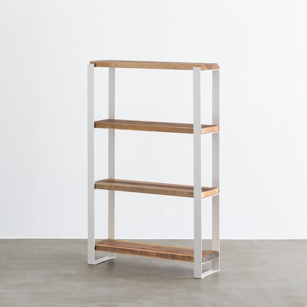 無垢 杉 シェルフ kanademono Kanademono_Vintagewood_WhiteIr
