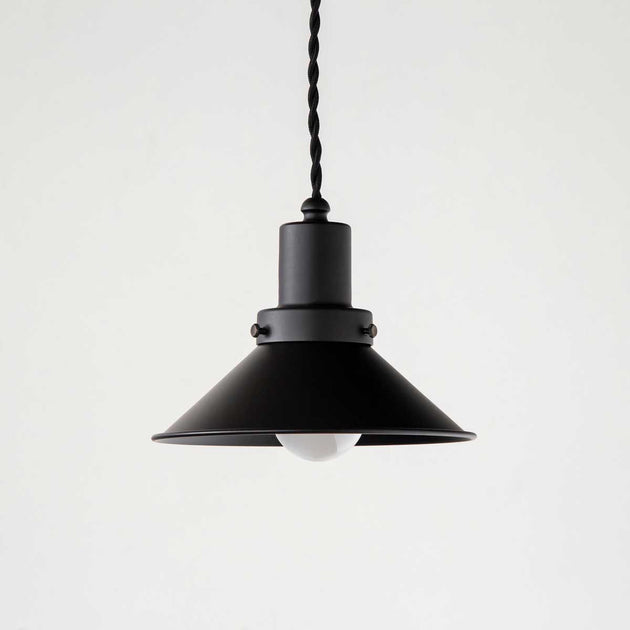 Matte Black Mini Shade Pendant Light – KANADEMONO