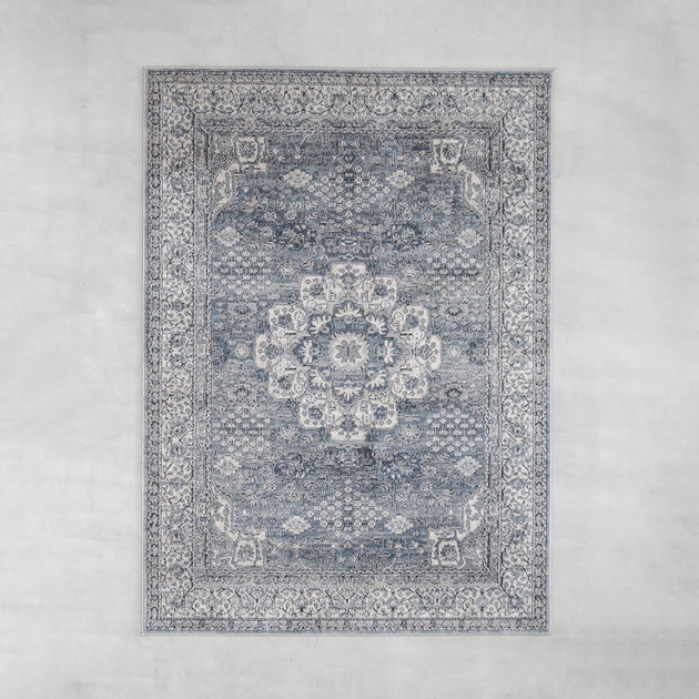 Arabesque Stone Vintage Rug 160×220 – KANADEMONO