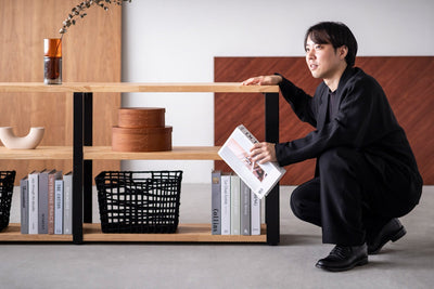 KANADEMONO THE STORAGE SHELF 3段 空間と収納の可能性を拡げるTHE STORAGE SHELF が登場 – KANADEMONO