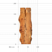 ケヤキの一枚板（サイズ）