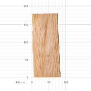 トチの一枚板（サイズ）