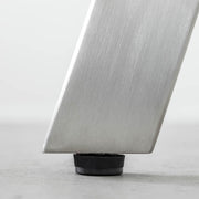 THE CAFE TABLE / リノリウム 全24色　Stainless 4本脚 × ラウンド φ81 - 100