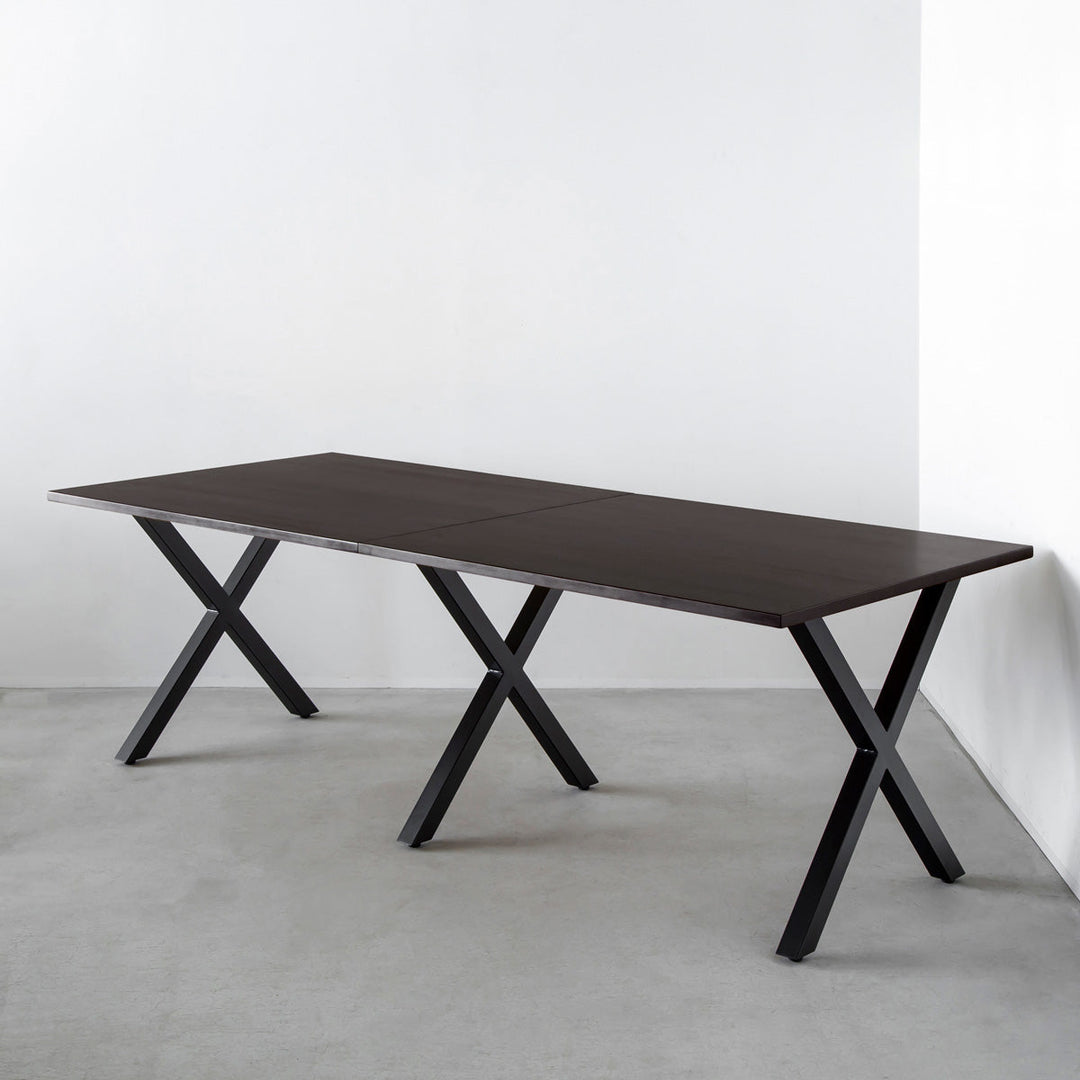 【THE TABLE】 /ラバーウッド ブラウン × Black Steel THE TABLE / ラバーウッド ブラウン × Black Steel – KANADEMONO