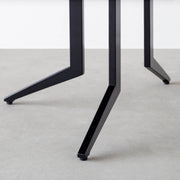 THE CAFE TABLE / FENIX NTM 全9色　Black Steel 4本脚 × ラウンド φ61 - 80