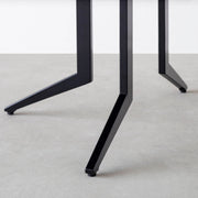 THE CAFE TABLE / FENIX NTM 全9色　Black Steel 4本脚 × ラウンド φ81 - 100