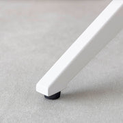 THE CAFE TABLE / サテンウォルナット　White Steel 4本脚 × ラウンド φ61 - 80