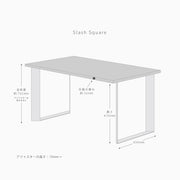 THE TABLE / MORTEX モールテックス 全4色 × Black Steel