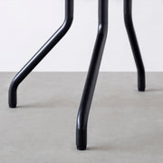 THE CAFE TABLE / FENIX NTM 全9色　Black Steel 4本脚 × ラウンド φ81 - 100