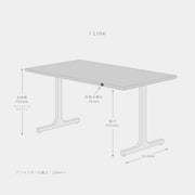 THE TABLE / 無垢 杉 × Stainless