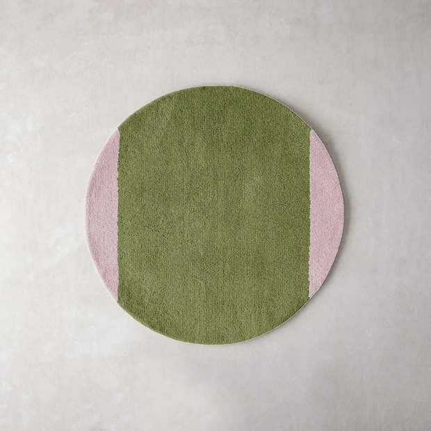 THE RUG crafted with MIYOSHI RUG / TWO COLOR × ROUND