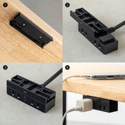 テーブル天板に取り付けられるコンセント