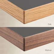 THE TABLE / リノリウム ブラック・ブラウン系 × Colored Steel 全8色　NATURE