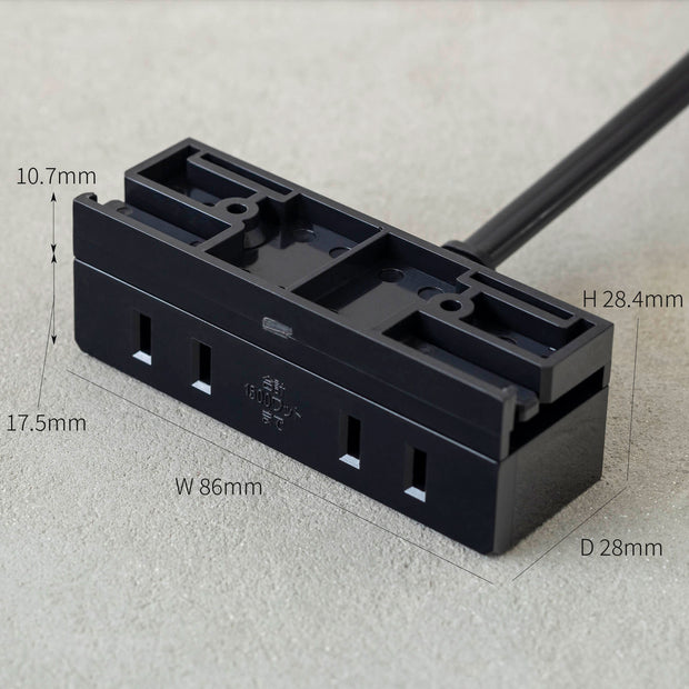 テーブル天板に取り付けられるコンセント