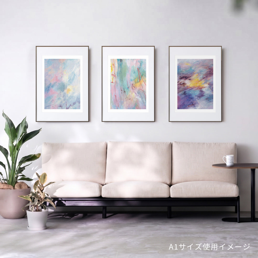 藤田二郎 / アートポスター 連作セット Passage - Morning・Day・Night