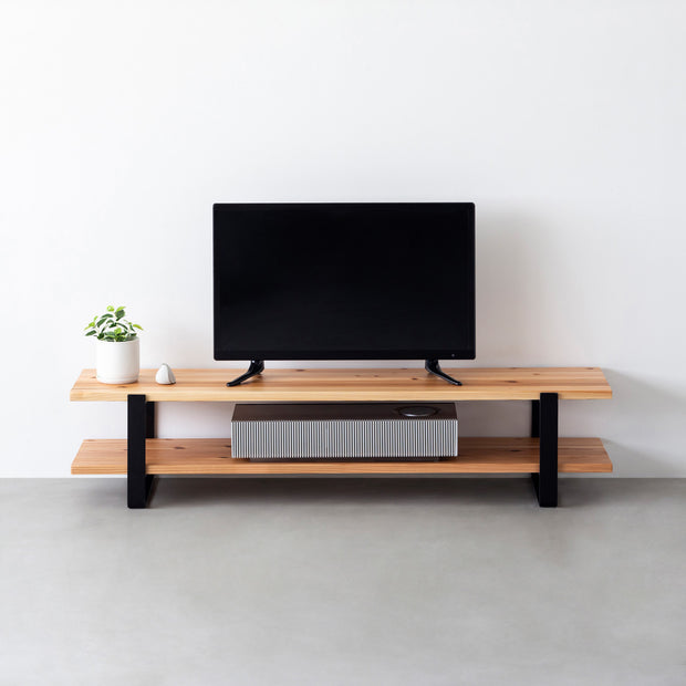 THE TV BOARD / LOW TABLE　無垢 杉 × Black Steel