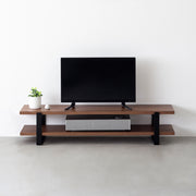 THE TV BOARD / LOW TABLE　ウォルナット × Black Steel