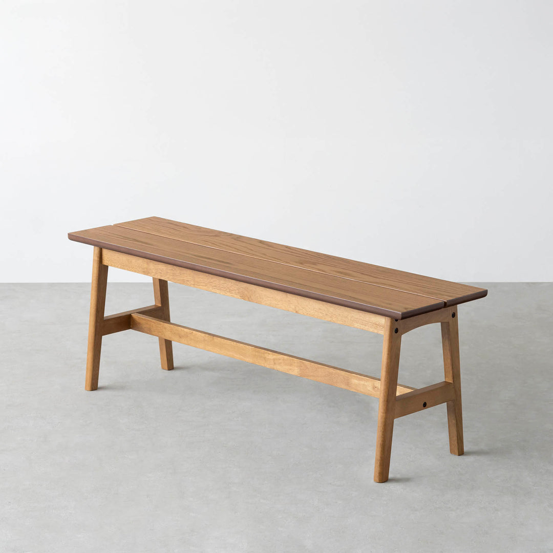 Retro - Natural 木製ベンチ オーク材 – KANADEMONO
