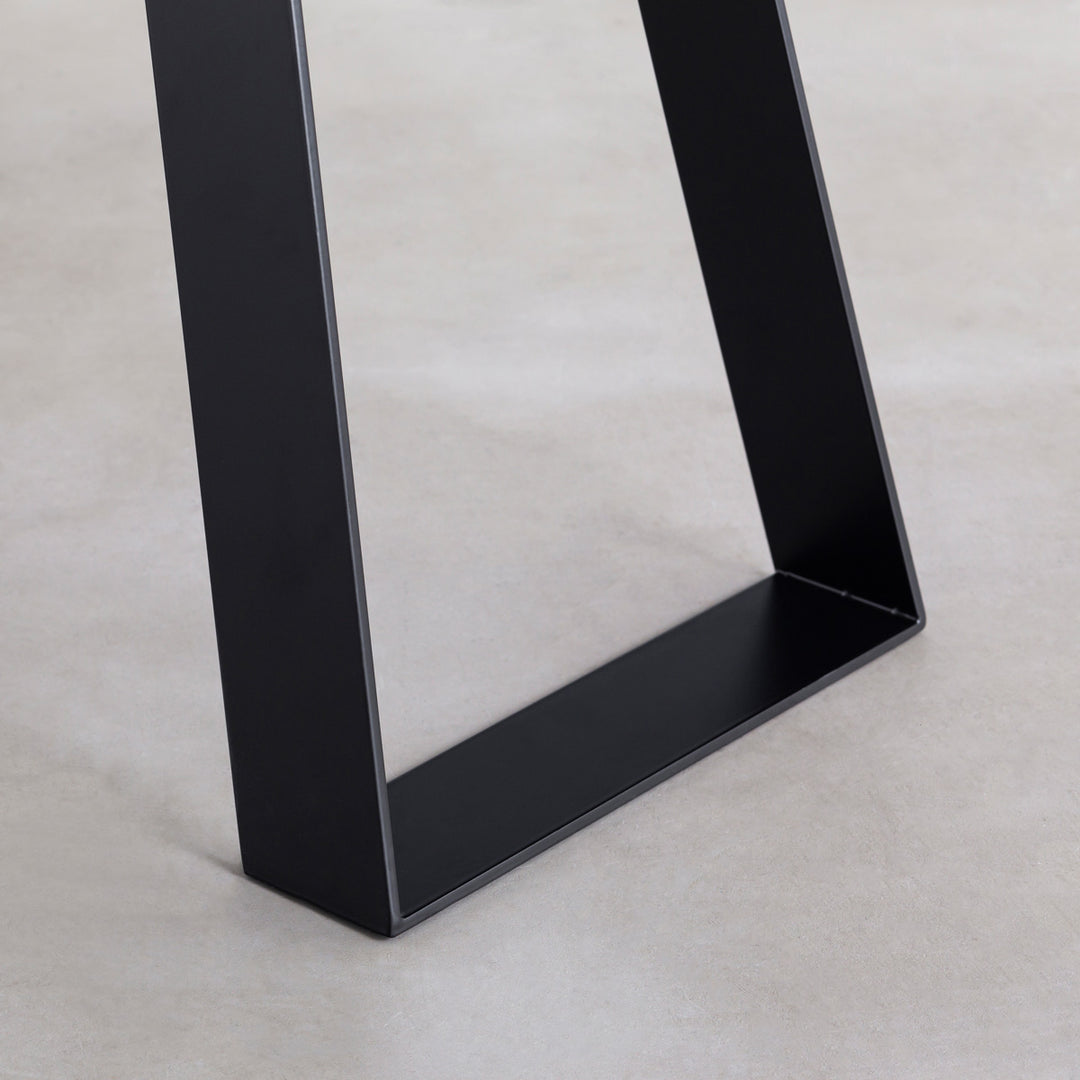 KANADEMONO　ラバーウッド ナチュラル × Black Steel THE TABLE / ラバーウッド ナチュラル × Black Steel – KANADEMONO