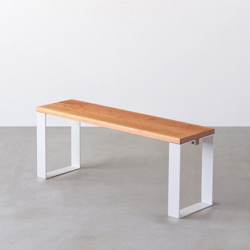 天然木★ベンチ　白脚 BNC-K24-LN-WH_23912-13_01_500x