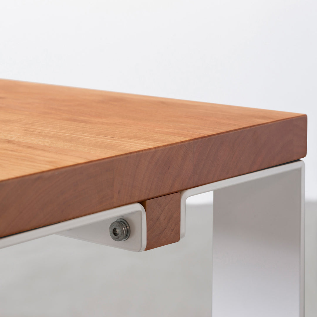 THE BENCH / 無垢 ブラックチェリー × White Steel Line – KANADEMONO