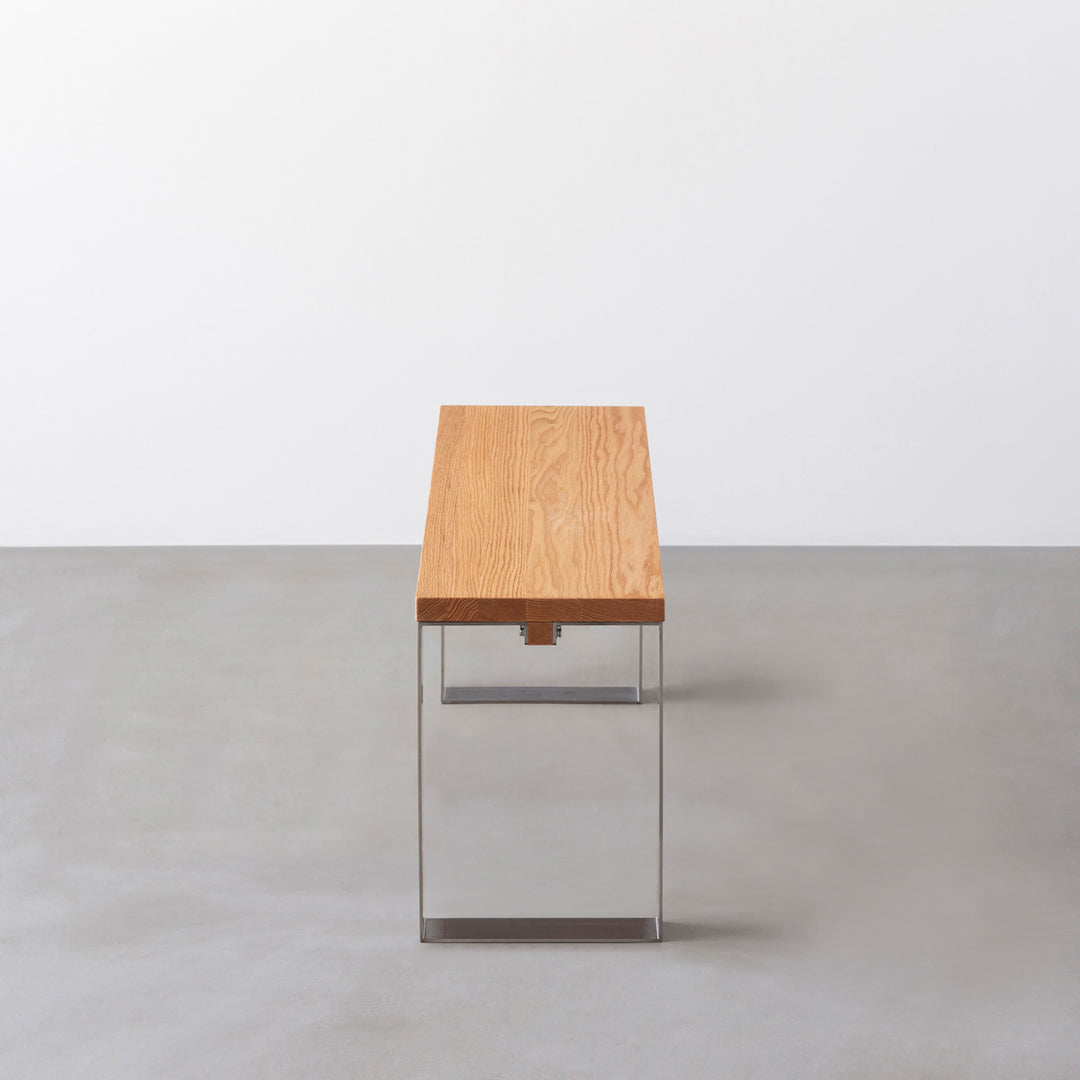 THE BENCH / 無垢 レッドオーク × Stainless Line – KANADEMONO