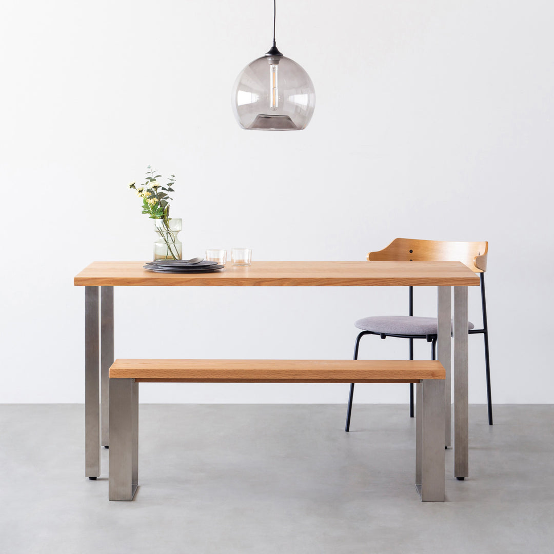 Kanademono昇降式テーブル無垢レッドオーク180cm×80cm超美品 KanademonoRubberwoodRedoaklTab