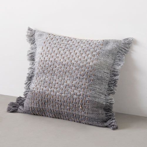 Stitch - Fade グレイッシュな ハンドメイド クッションカバー