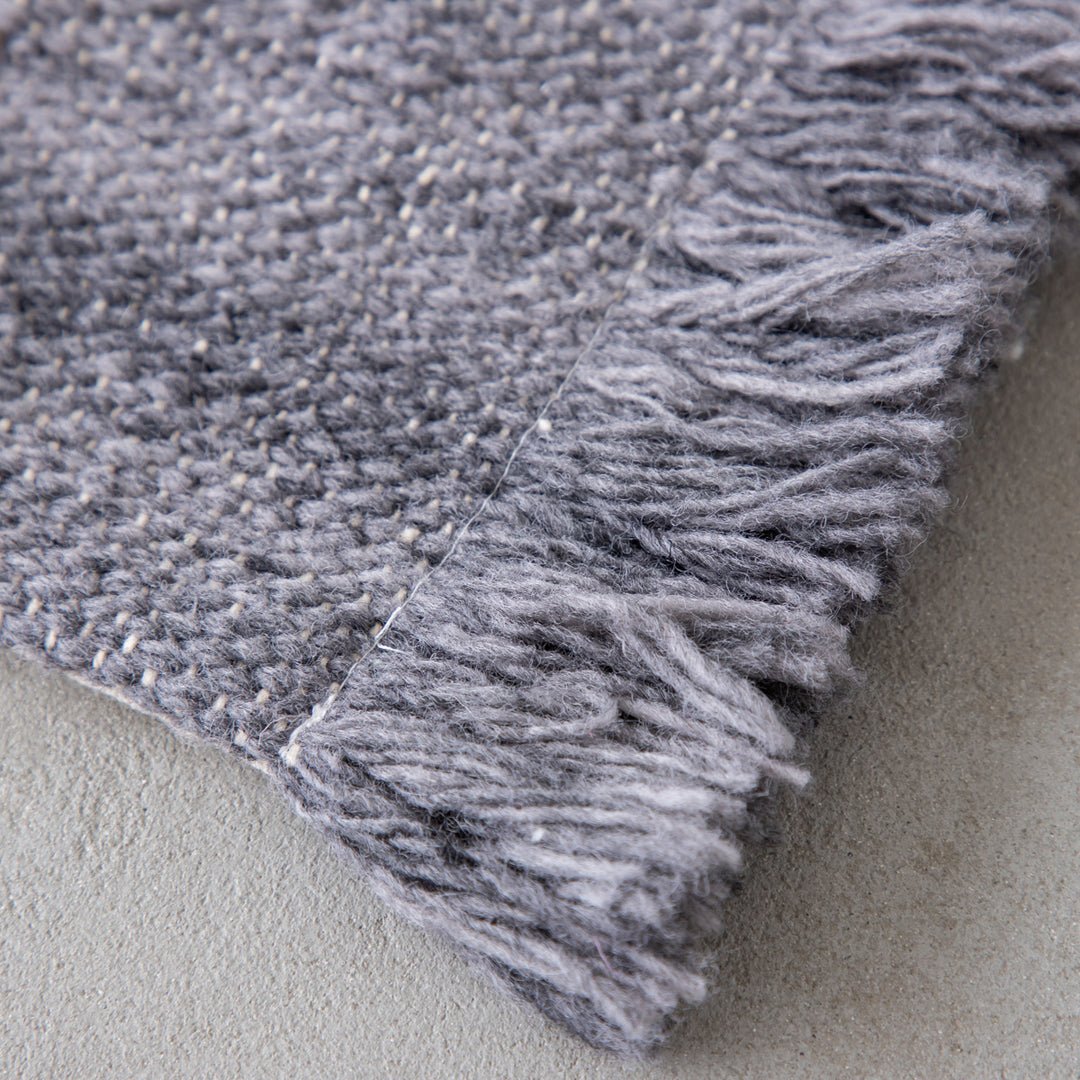Stitch - Fade グレイッシュな ハンドメイド クッションカバー