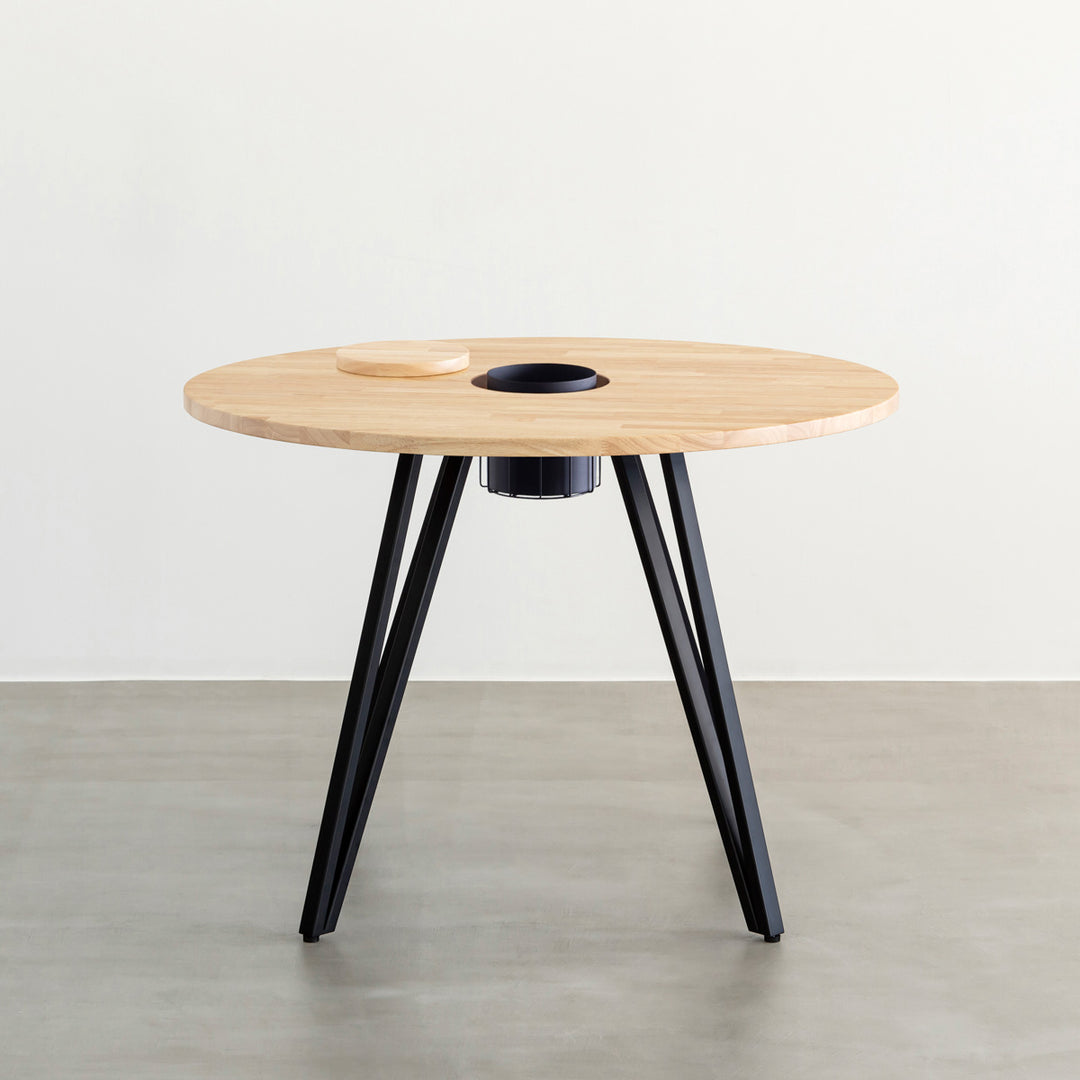 table-03074 アイアン脚 ラウンドカフェテーブル 60cm | ART OF