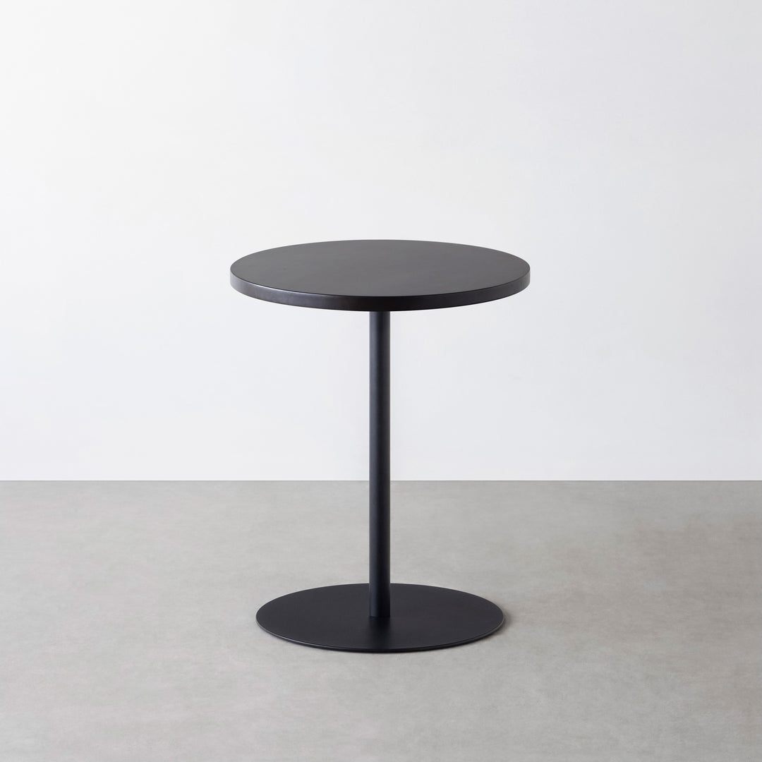 【kanademono】THE CAFE TABLE Φ80 AshGray KANADEMONO BASE | CAFE TABLE