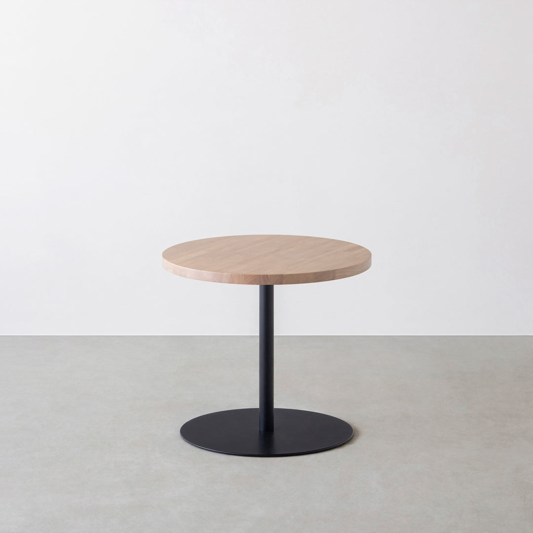kanademono THE CAFE TABLE ラバーウッド テーブル THE CAFE TABLE / ラバーウッド Black Steel トライアングル