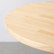 THE CAFE TABLE / パイン　White Steel 4本脚 × ラウンド φ61 - 80