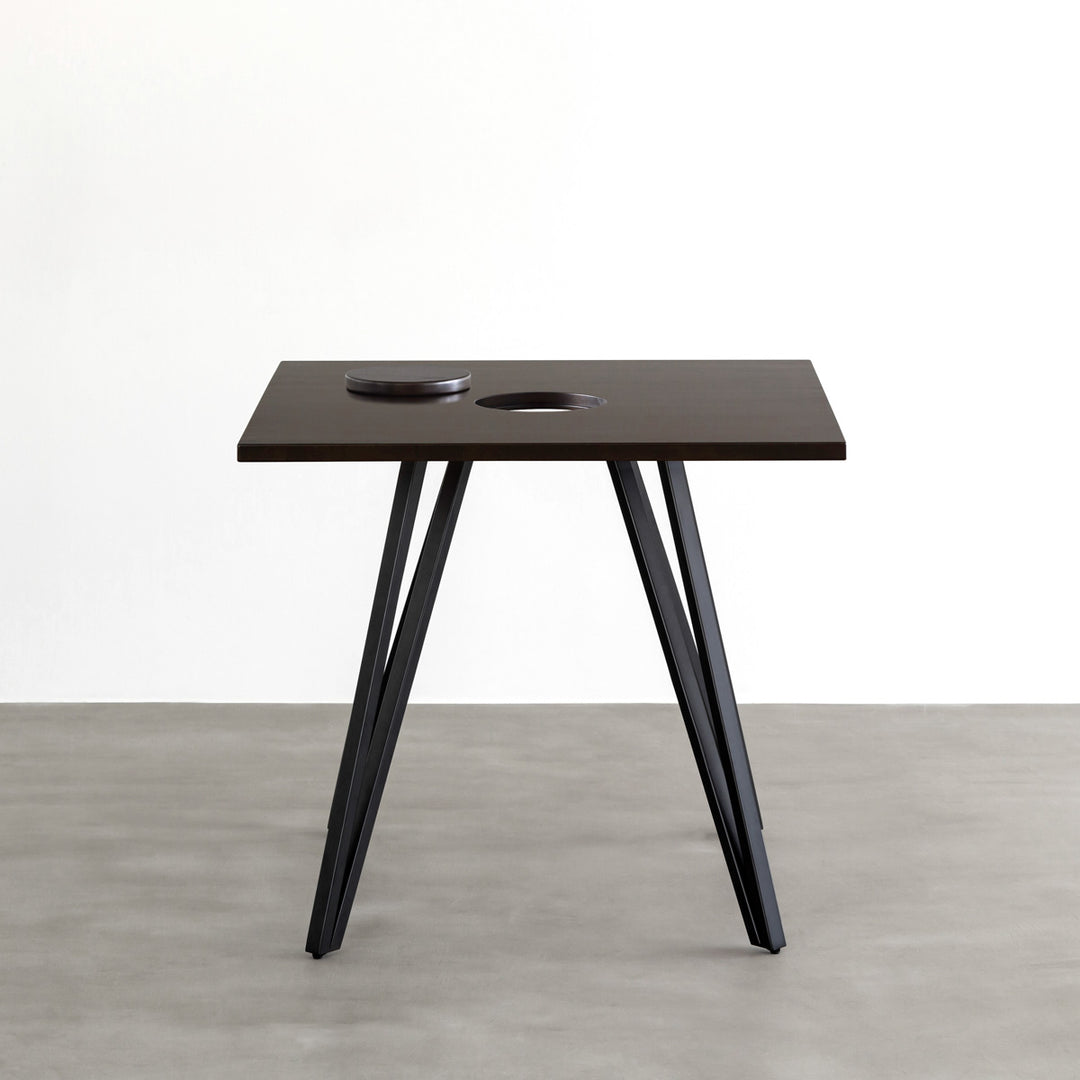 THE CAFE TABLE Black Steel 4pin φ100 【公式通販】