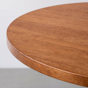 THE CAFE TABLE / ラバーウッド　White Steel 4本脚 × ラウンド φ61 - 80