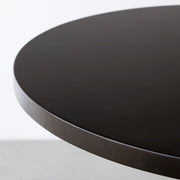 THE CAFE TABLE / ラバーウッド　White Steel 4本脚 × ラウンド φ61 - 80