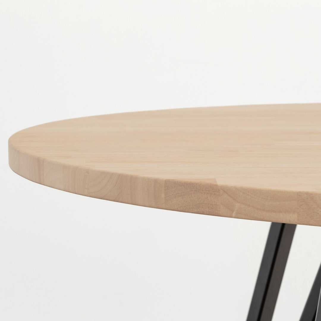 THE CAFE TABLE / ラバーウッド Black Steel トライアングル 4pin